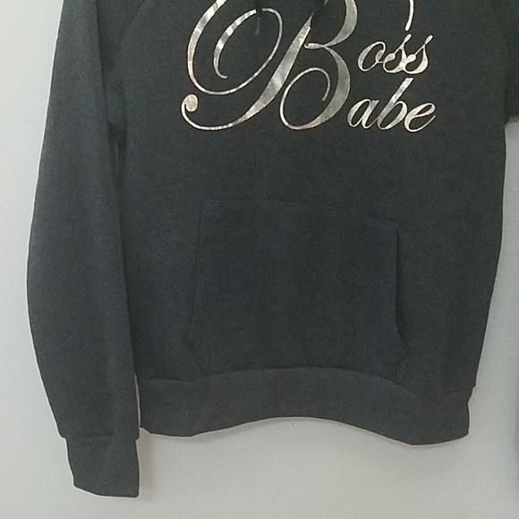 🆕️ Boss Babe Lightweight Hoodie Sweatshirt - Picture 2 of 7